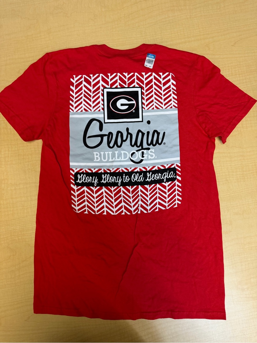 Gildan Red Georgia Bulldogs Graphic Short Sleeve Tee